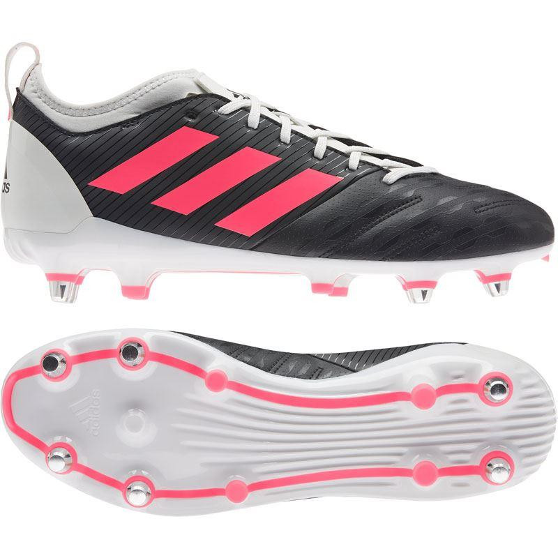 Adidas Malice Elite Soft Gound Rugby Boots 2020 Black/Pink/White