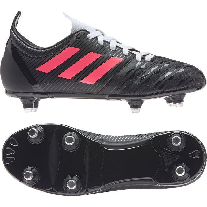 Adidas Malice Soft Ground Junior Rugby Boots 2020 Black/Pink/White