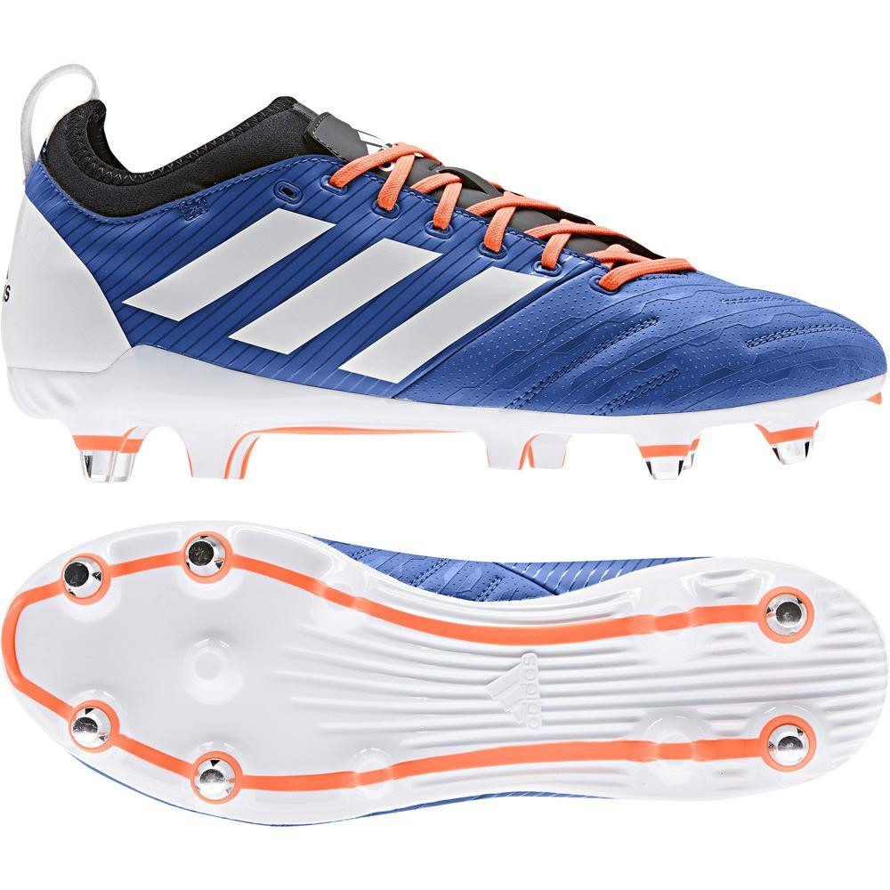 Adidas Malice Elite (SG) Rugby Boots Blue/White/Orange