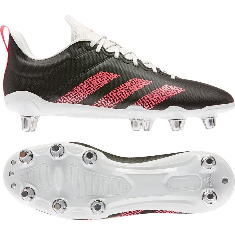 Adidas Kakari Soft Ground Rugby Boots 2020 Black/Pink/White - Adidas