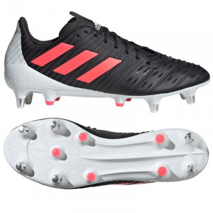 Adidas Predator Malice Control Soft Ground Rugby Boots 2020 Black/Pink/White